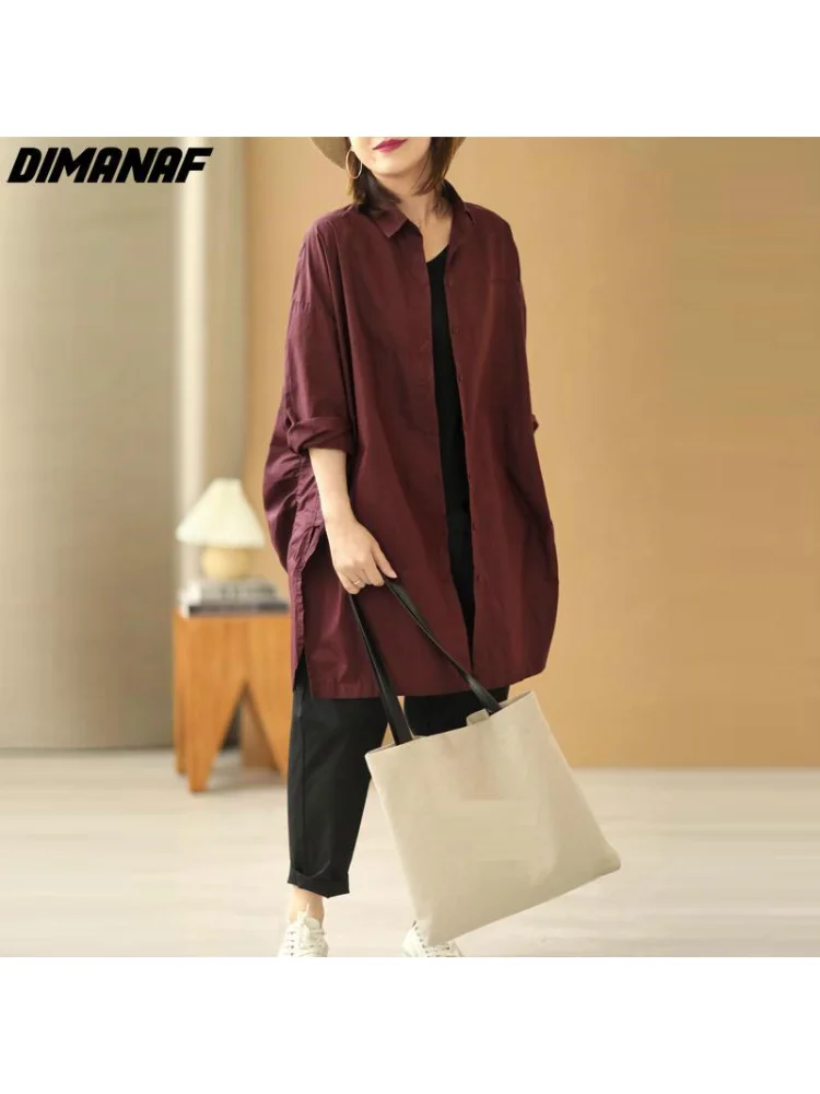 DIMANAF 2022 New Plus Size Autumn Style Casual Solid Blouse Women Long Sleeve Basic Shirts Tops Tees Loose Long Cardigan
DIMANAF 2022 New Plus Size Autumn Style Casual Solid Blouse Women Long Sleeve Basic Shirts Tops Tees Loose Long Cardigan