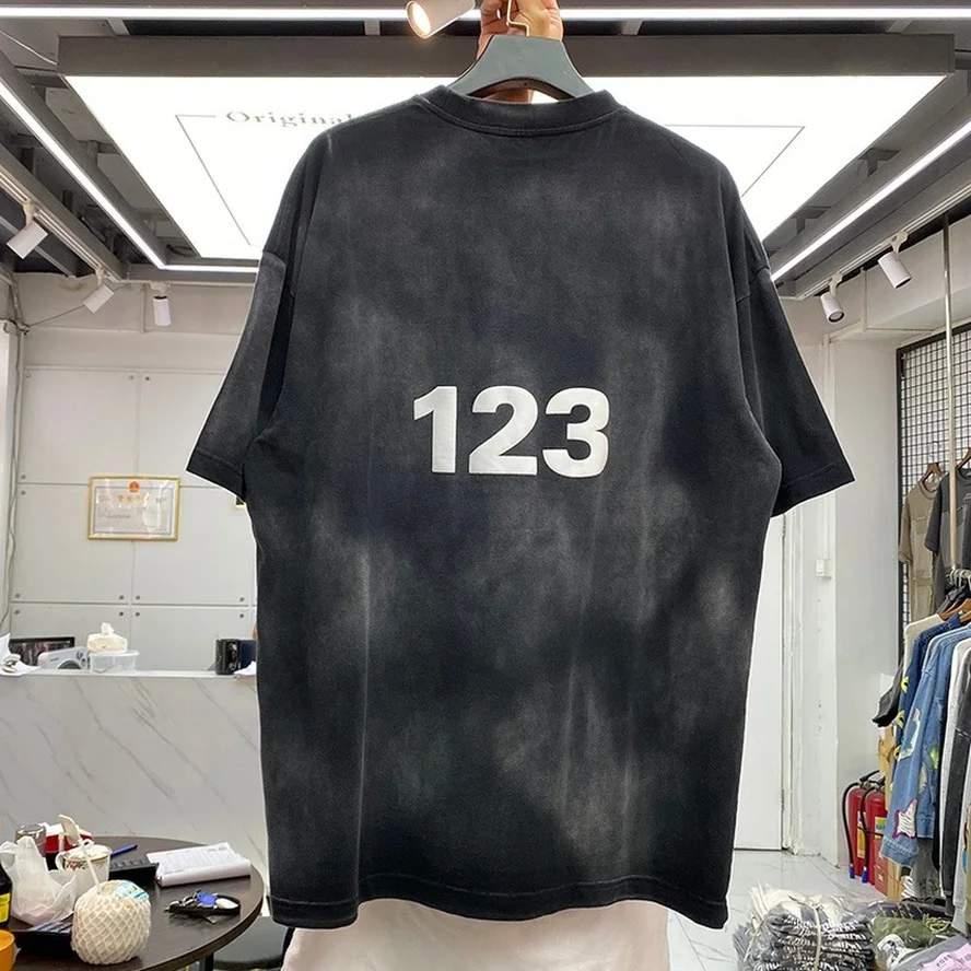 Tie Dye RRR123 T Shirt Men Women High-Quality T-shirt Washed RRR 123 Heavy Fabric Tops Tee
Tie Dye RRR123 T Shirt Men Women High-Quality T-shirt Washed RRR 123 Heavy Fabric Tops Tee