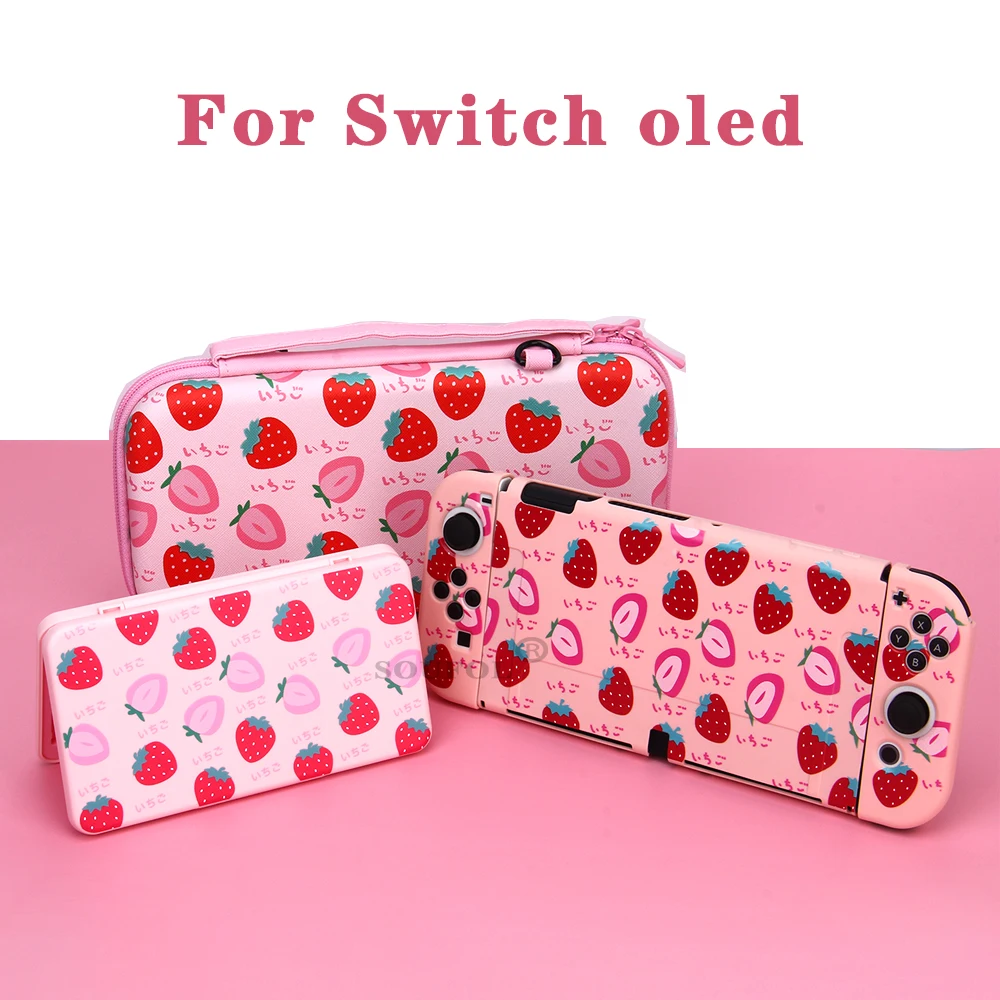For Switch OLED Storage Carry Bag Accessories Kit TPU Soft Protect Cover With 24 in 1 Game Card Case for Nintendo Switch OLED
For Switch OLED Storage Carry Bag Accessories Kit TPU Soft Protect Cover With 24 in 1 Game Card Case for Nintendo Switch OLED