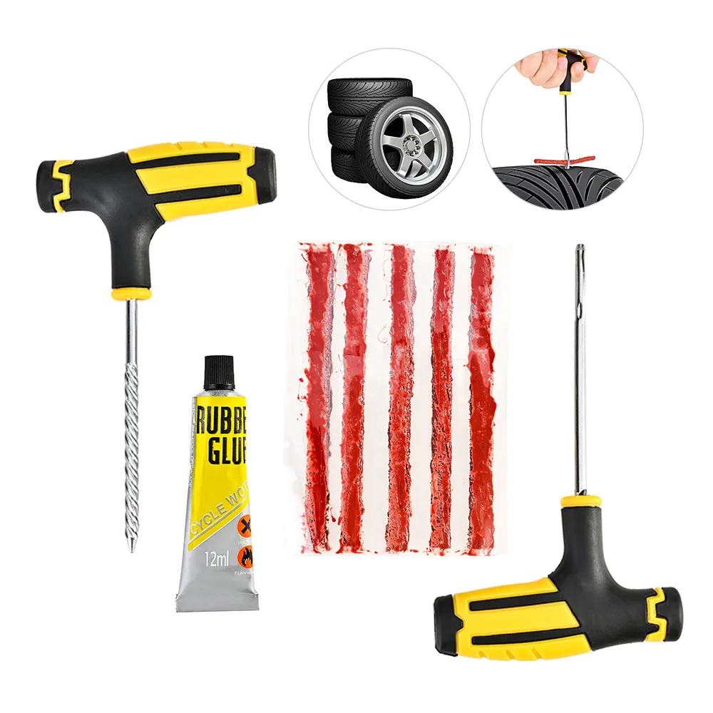 8pcs In 1 Set Car/Motorcycle Tire Repair Kit Tire Plug Tubeless Tyre Puncture Repair Kit Car/Motorcycle Accessories
8pcs In 1 Set Car/Motorcycle Tire Repair Kit Tire Plug Tubeless Tyre Puncture Repair Kit Car/Motorcycle Accessories