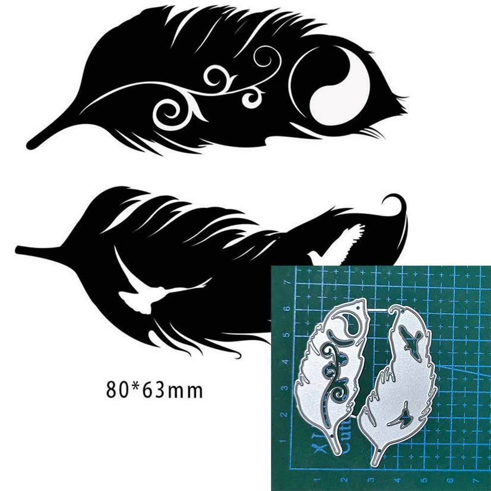 feather Metal Cutting Dies Stencils DIY Scrapbooking Decorative Embossing Handcraft Die Cutting Blade Punch Template Stencils
feather Metal Cutting Dies Stencils DIY Scrapbooking Decorative Embossing Handcraft Die Cutting Blade Punch Template Stencils