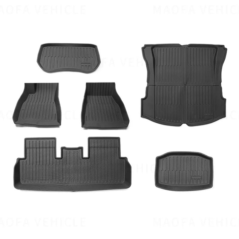 All Weather Anti-slip Full Set Tpe Nano pattern Trunk mat Car Foot Mat Car Floor Mats For Model 3 2017-2023
All Weather Anti-slip Full Set Tpe Nano pattern Trunk mat Car Foot Mat Car Floor Mats For Model 3 2017-2023