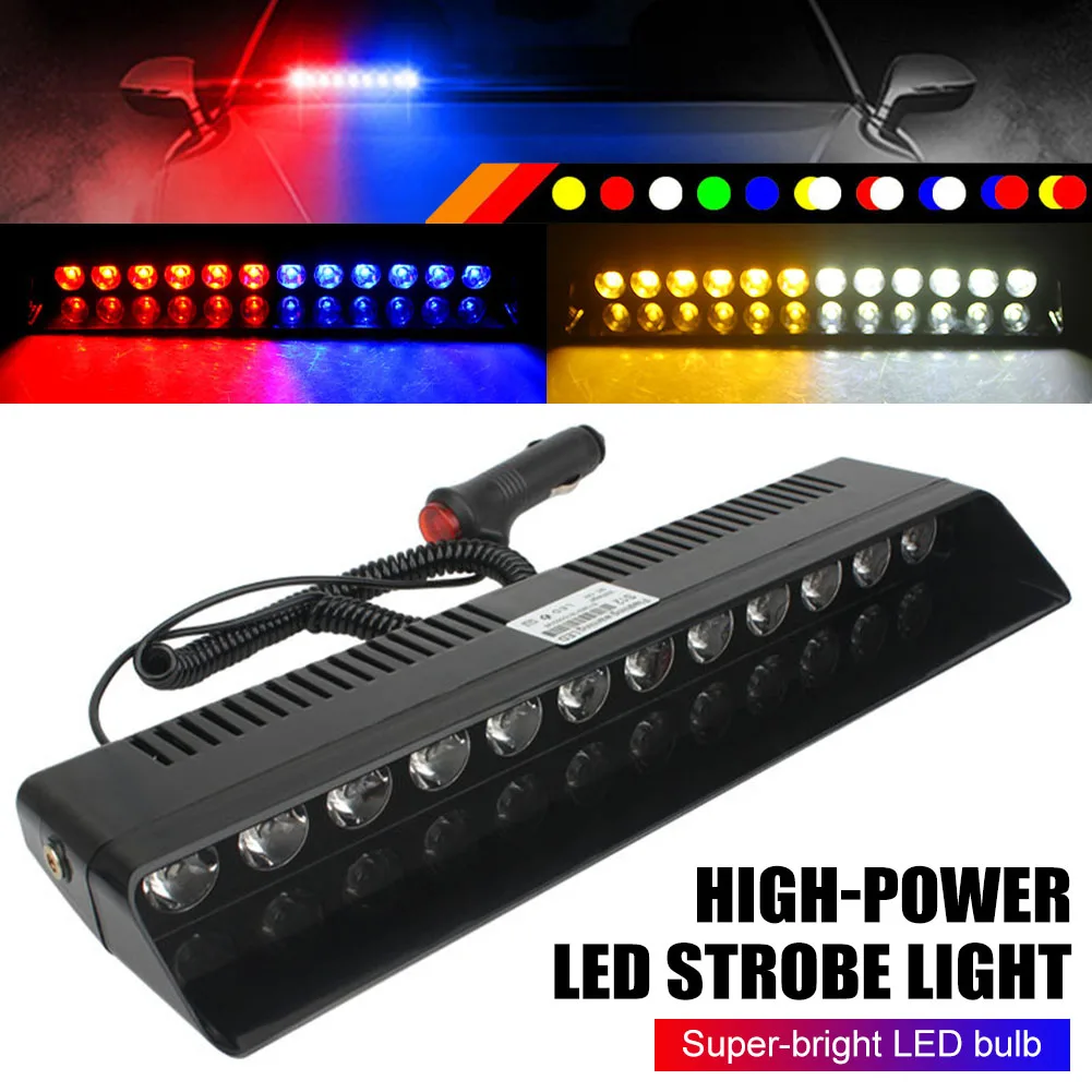 Police Lights Car LED Strobe Light Red/Blue Amber/White Signal Lamps Flash Dash Emergency Flashing Windshield Warning Light 12V
Police Lights Car LED Strobe Light Red/Blue Amber/White Signal Lamps Flash Dash Emergency Flashing Windshield Warning Light 12V