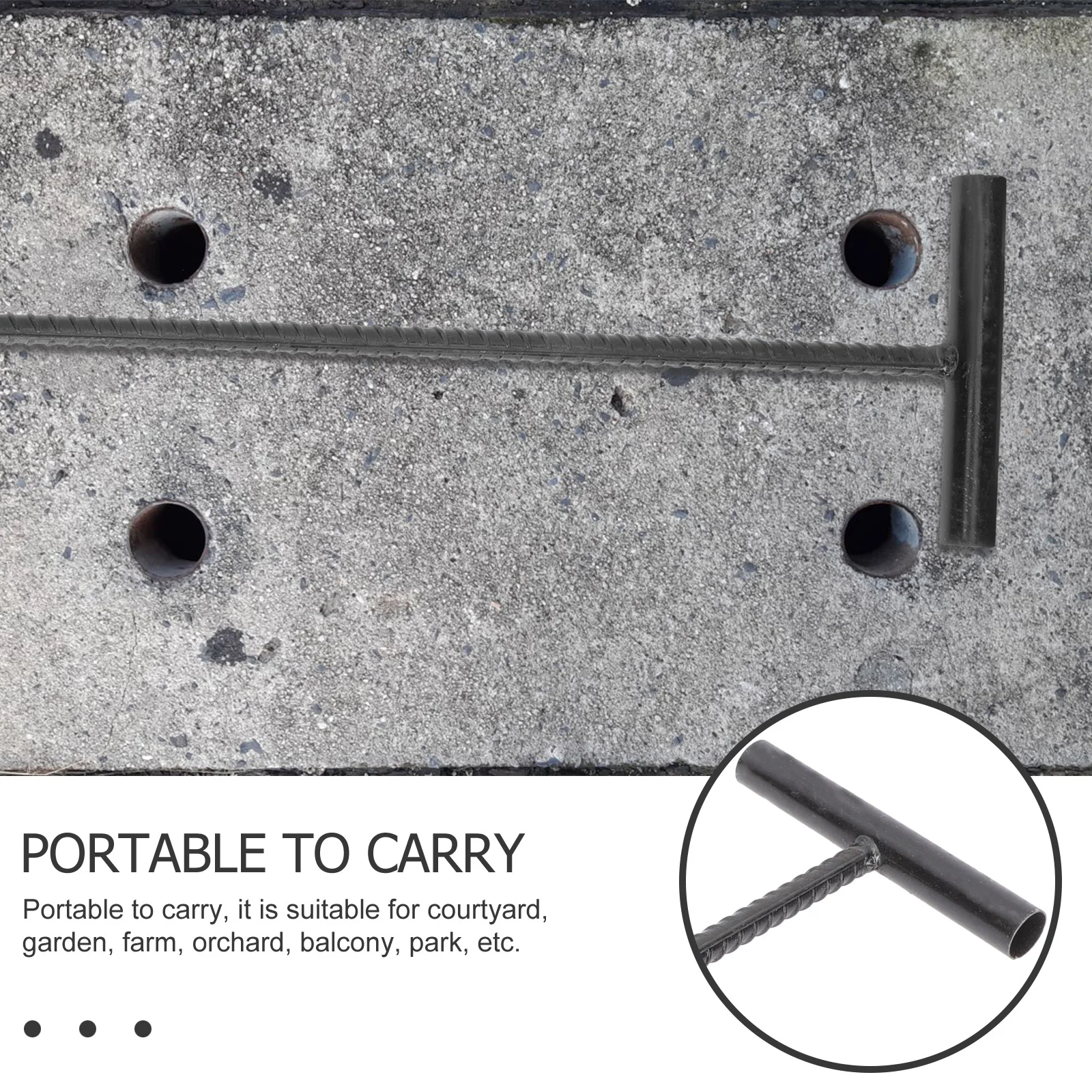 T-shaped Steel Hook Rolling Door Manhole Cover Lift Hooks Well Lid Pull Lifting Gadget Heavy Duty
T-shaped Steel Hook Rolling Door Manhole Cover Lift Hooks Well Lid Pull Lifting Gadget Heavy Duty