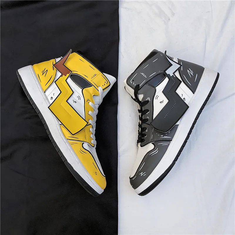 TAKARA TOMY Pokemon Men's Fashion Trend Non-slip Wear-resistant Comfortable High-top Shoes Simple Cartoon Printed Sneakers
TAKARA TOMY Pokemon Men's Fashion Trend Non-slip Wear-resistant Comfortable High-top Shoes Simple Cartoon Printed Sneakers