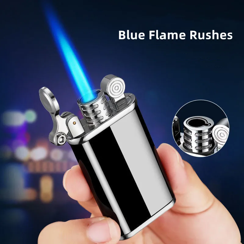 Rocker Windproof Inflatable Creative Personality Cigarette Lighter For Men Straight Towards Blue Flame Metal Cigarette Lighter
Rocker Windproof Inflatable Creative Personality Cigarette Lighter For Men Straight Towards Blue Flame Metal Cigarette Lighter