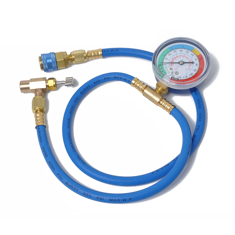 Car R134a Air Conditioning Refrigerant Recharge Hose Kit with Tap Valve Pressure Gauge Quick Release Connector A/C Repair Tool
Car R134a Air Conditioning Refrigerant Recharge Hose Kit with Tap Valve Pressure Gauge Quick Release Connector A/C Repair Tool