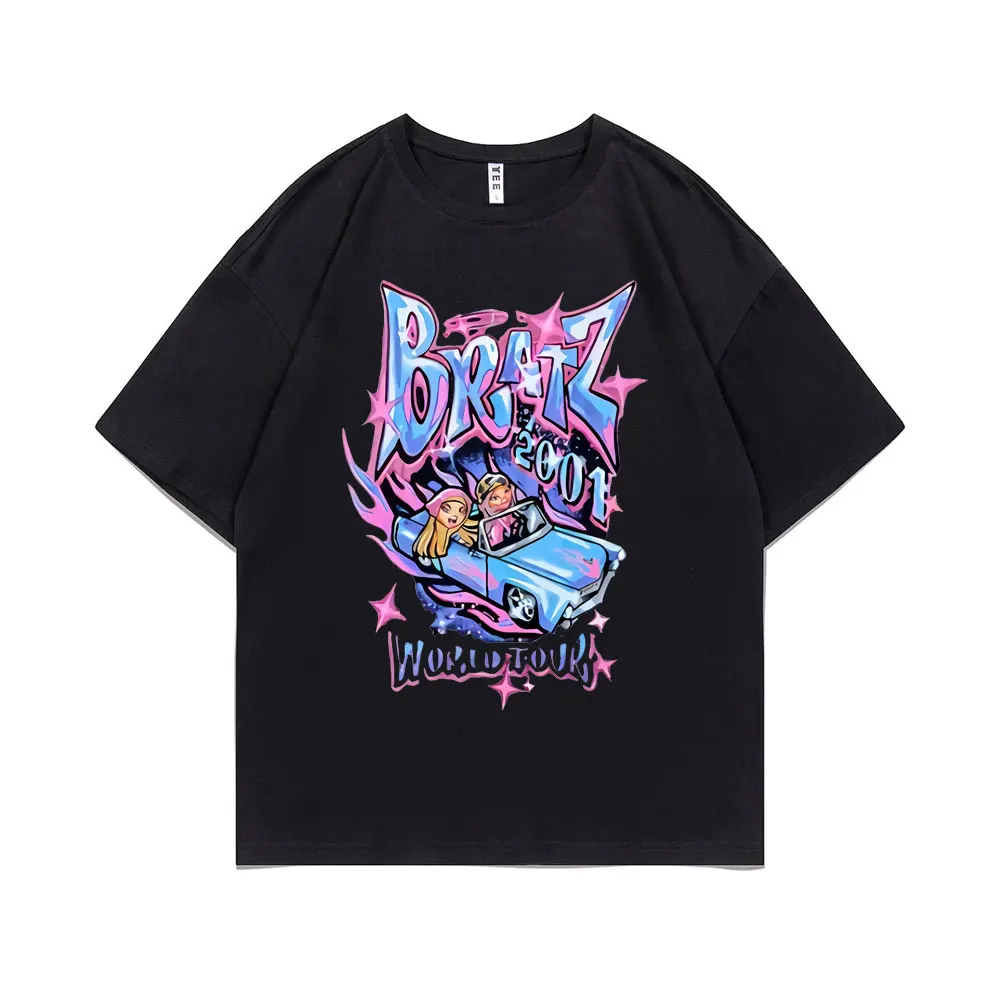 Bratz T-shirt Men Women Oversized Tshirt Streetwear Aesthetic Harajuku Y2k Tees Unisex Casual Loose Cotton Short Sleeve T Shirts
Bratz T-shirt Men Women Oversized Tshirt Streetwear Aesthetic Harajuku Y2k Tees Unisex Casual Loose Cotton Short Sleeve T Shirts