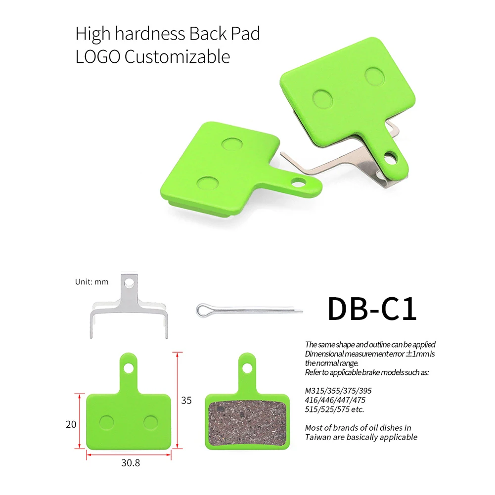 Bicycle Disc Ceramics Brake Pads Green For-Shimano XT SLX M445 M446 M447 M465 M475 Hot Sale Cycling Bike Part Accessories
Bicycle Disc Ceramics Brake Pads Green For-Shimano XT SLX M445 M446 M447 M465 M475 Hot Sale Cycling Bike Part Accessories