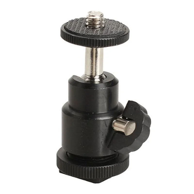 Mini Hot Shoe Holder Ball Head Stand DSLR Camera Tripod (360 Degree rotation) Black
Mini Hot Shoe Holder Ball Head Stand DSLR Camera Tripod (360 Degree rotation) Black