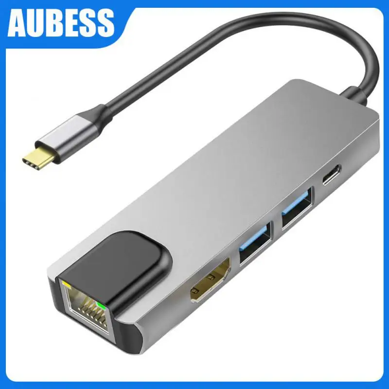 Usb3.0 Hub Adapter Type-c Usb Hub Portable Usb Adapter Gigabit Network Port Computer Accessories 5gbps Usb C Multiport Hub 100 W
Usb3.0 Hub Adapter Type-c Usb Hub Portable Usb Adapter Gigabit Network Port Computer Accessories 5gbps Usb C Multiport Hub 100 W