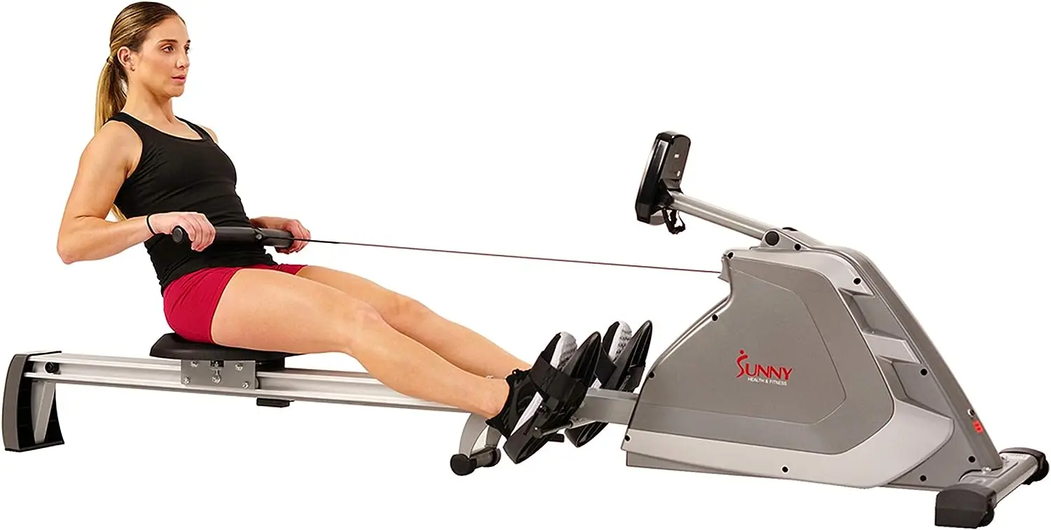 Health & Fitness Rowing Machine Rower with Dual Resistance, Programmable Monitor, 300 LB Max Weight and Foldable Quiet Alum
Health & Fitness Rowing Machine Rower with Dual Resistance, Programmable Monitor, 300 LB Max Weight and Foldable Quiet Alum
