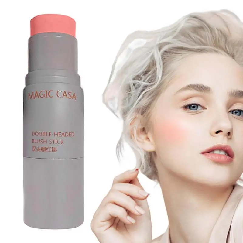 Double Head Blusher Wand Natural Waterproof Long Lasting Facial Cream Blusher Rouge Cheek Blusher For Women
Double Head Blusher Wand Natural Waterproof Long Lasting Facial Cream Blusher Rouge Cheek Blusher For Women