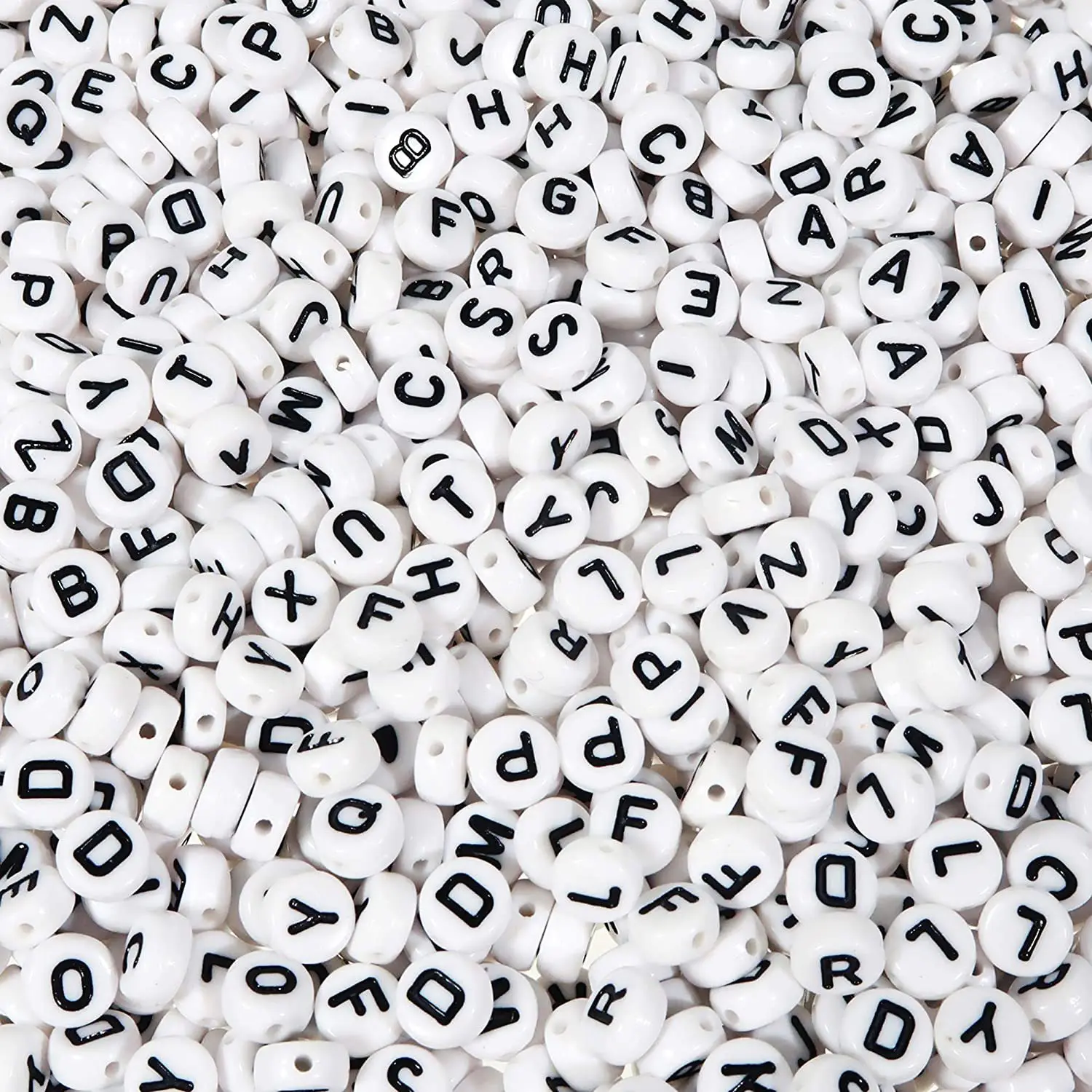 100pcs/pack White Round Acrylic Alphabet Letter Beads A-Z for Jewelry Making Bracelets Necklaces Key Chains
100pcs/pack White Round Acrylic Alphabet Letter Beads A-Z for Jewelry Making Bracelets Necklaces Key Chains