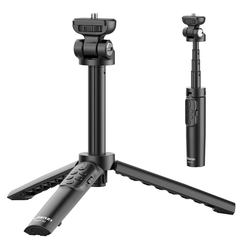 Ulanzi RMT-01 Wireless Bluetooth Remote Control Camera Tripod Extendable Selfie Stick Tripod for Sony Canon Nikon DSLR Camera
Ulanzi RMT-01 Wireless Bluetooth Remote Control Camera Tripod Extendable Selfie Stick Tripod for Sony Canon Nikon DSLR Camera