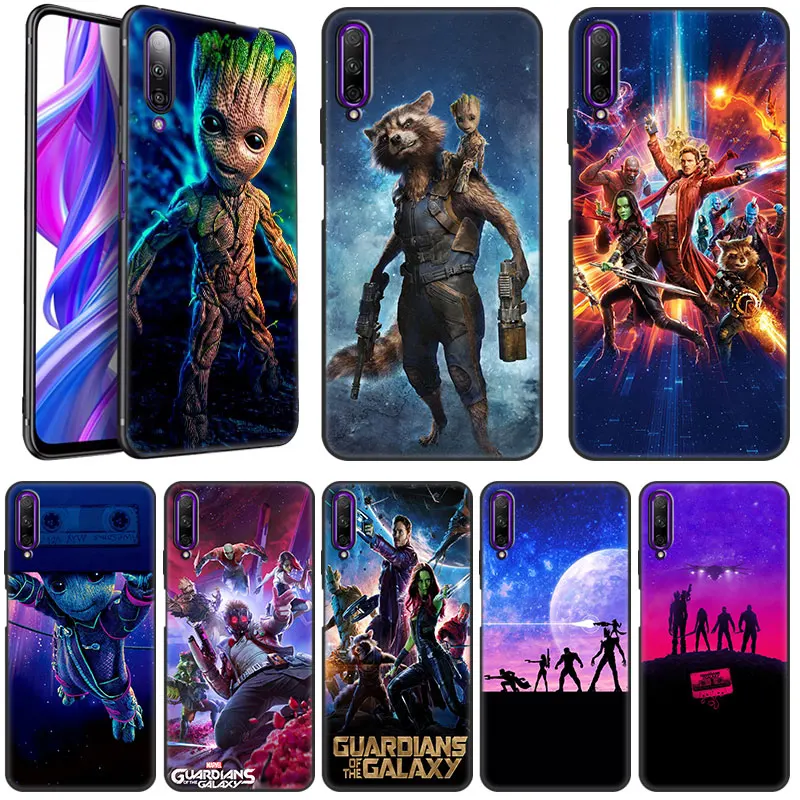 

Guardians of the Galaxy Case For Huawei Y9 Prime 2019 Y9A Y7A Y5P Y6P Y7P Y8P Y5 Y6 Y7 Prime 2018 Y6S Y8S Y9S Black Soft Cover