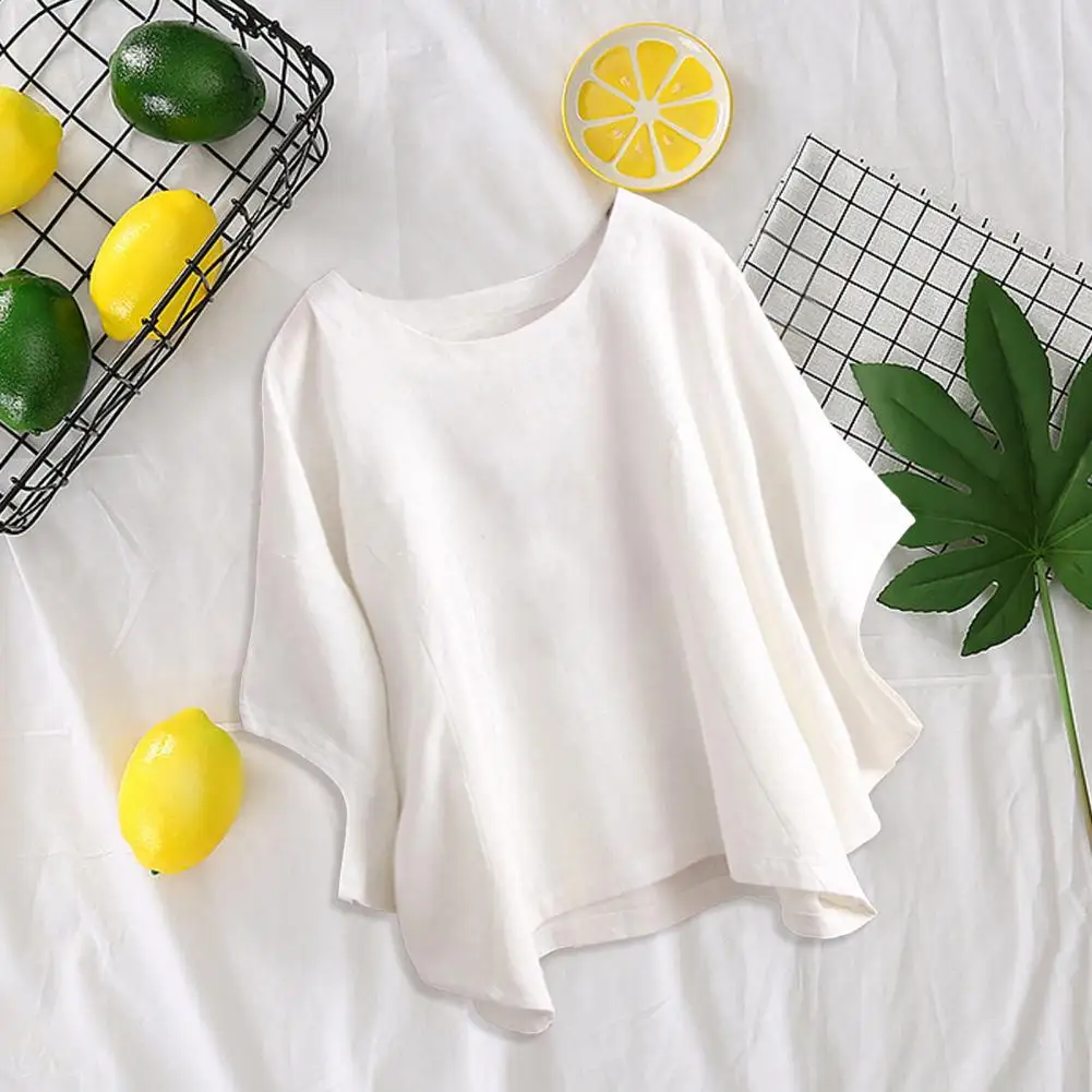 Quick Drying Charming Pure Color Lady Tee Top Loose Fit Women Blouse Stretchy Workwear 
Quick Drying Charming Pure Color Lady Tee Top Loose Fit Women Blouse Stretchy Workwear