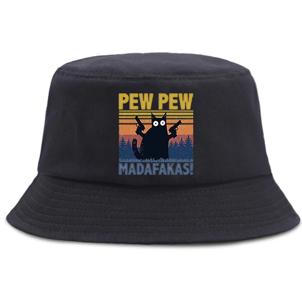 Панама Pew Madafakas с черной кошкой, женская уличная пляжная шляпа от солнца, в стиле хип-хоп, Повседневная Рыбацкая шапка, Мужская Уличная летняя...
Панама Pew Madafakas с черной кошкой, женская уличная пляжная шляпа от солнца, в стиле хип-хоп, Повседневная Рыбацкая шапка, Мужская Уличная летняя...