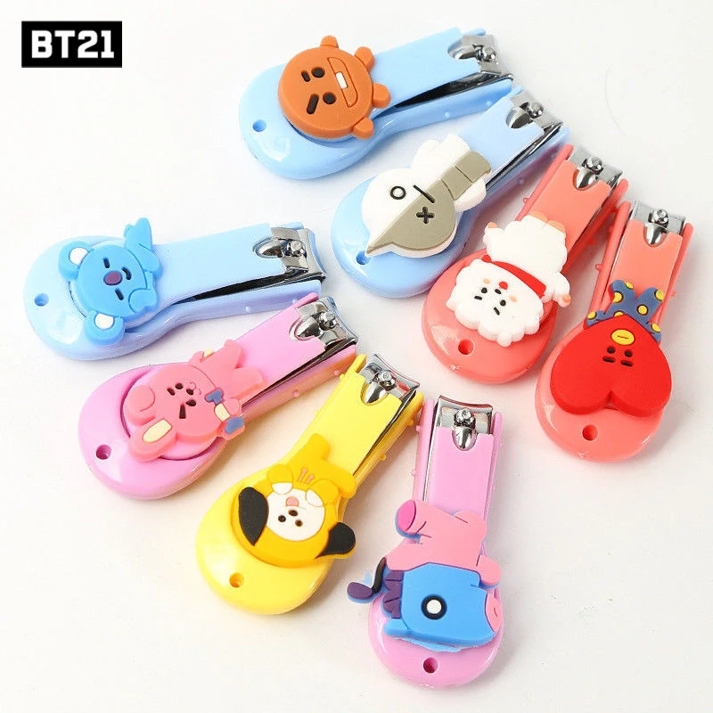 Новинка 2023New Bt21 TATA RJ CHIMMY периферические Мультяшные ножницы для ногтей аксессуары милые инструменты для маникюра из нержавеющей стали подарки для девочек 
Новинка 2023New Bt21 TATA RJ CHIMMY периферические Мультяшные ножницы для ногтей аксессуары милые инструменты для маникюра из нержавеющей стали подарки для девочек