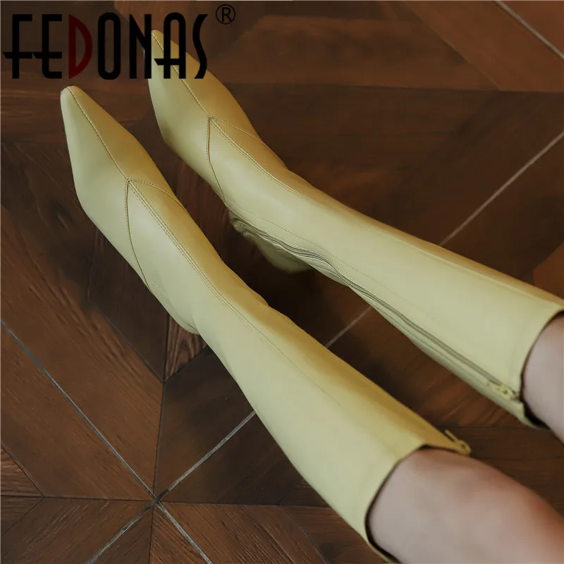 FEDONAS Fashion Elegant Woman Knee High Boots Autumn Winter Warm Night Club Party Basic Office Prom New Brand Sexy Shoes Woman 
FEDONAS Fashion Elegant Woman Knee High Boots Autumn Winter Warm Night Club Party Basic Office Prom New Brand Sexy Shoes Woman