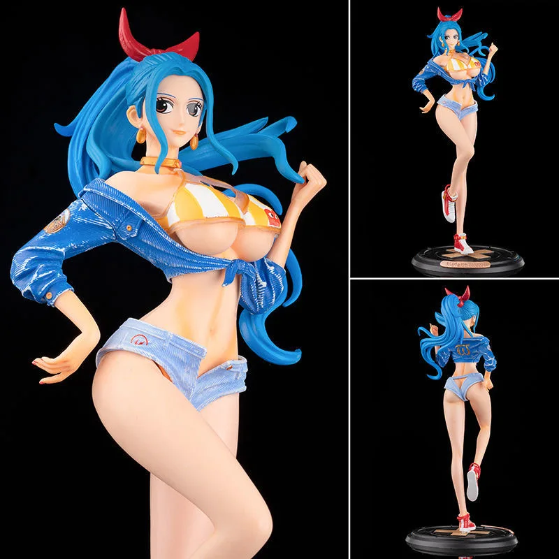 

One Piece Anime Figure GK Nefeltari Vivi Action Figure Fashion Sexy Girl Statue Collection Model Toy Doll Christmas Gifts