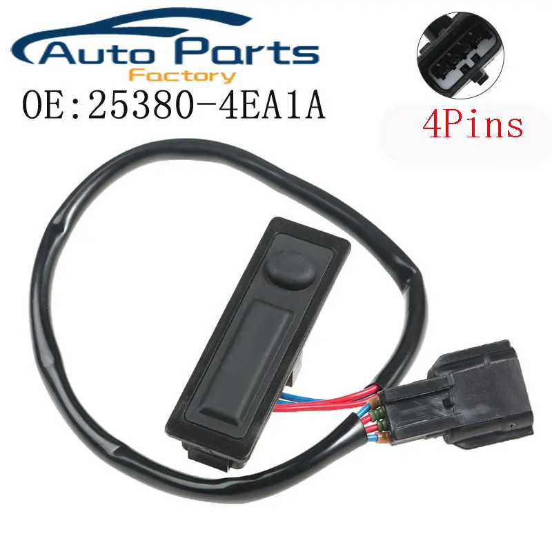 25380-4EA1A 253804EA1A New Trunk Switch Rear Door Boot Release Switch Button Trunk Opener For Nissan Qashqai 2015 2016
25380-4EA1A 253804EA1A New Trunk Switch Rear Door Boot Release Switch Button Trunk Opener For Nissan Qashqai 2015 2016
