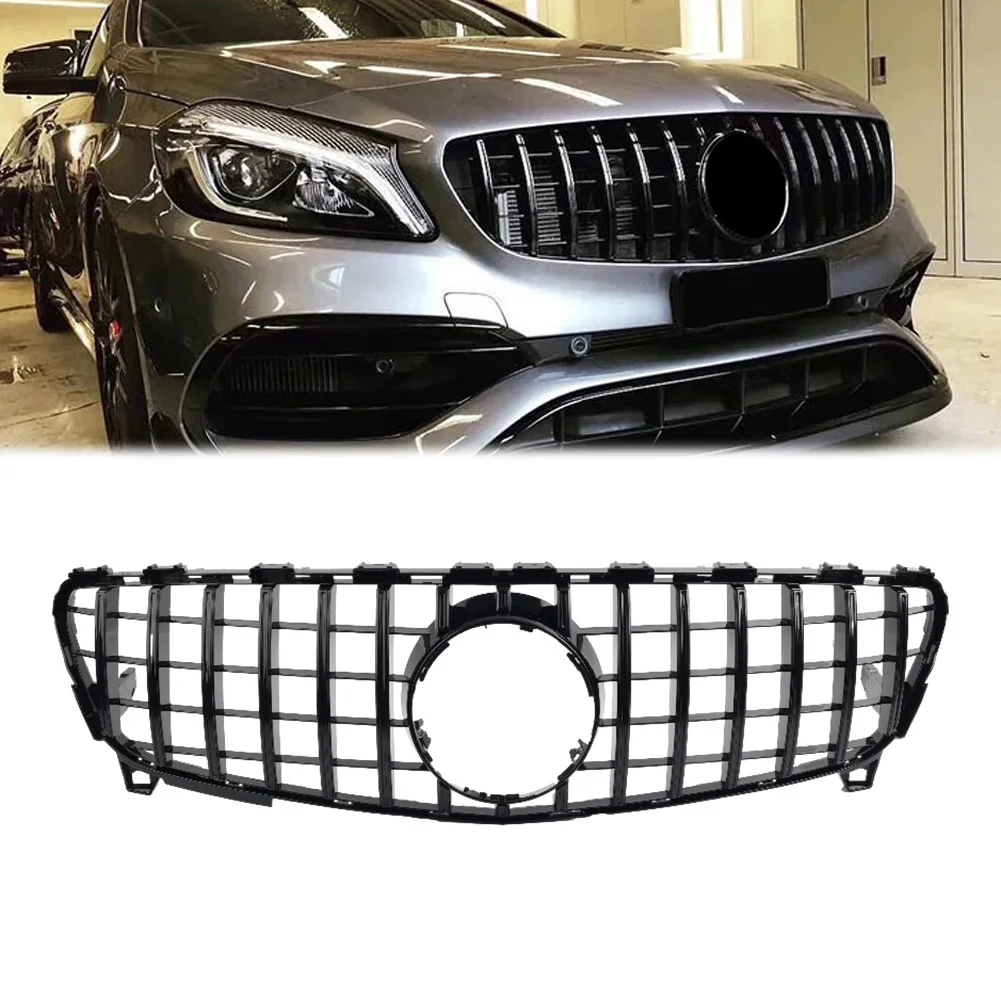 GTR Style Car Front Bumper Upper Racing Grille Grill For Mercedes Benz Facelift A class W176 A200 A250 A45 2016-2018 with Emblem
GTR Style Car Front Bumper Upper Racing Grille Grill For Mercedes Benz Facelift A class W176 A200 A250 A45 2016-2018 with Emblem