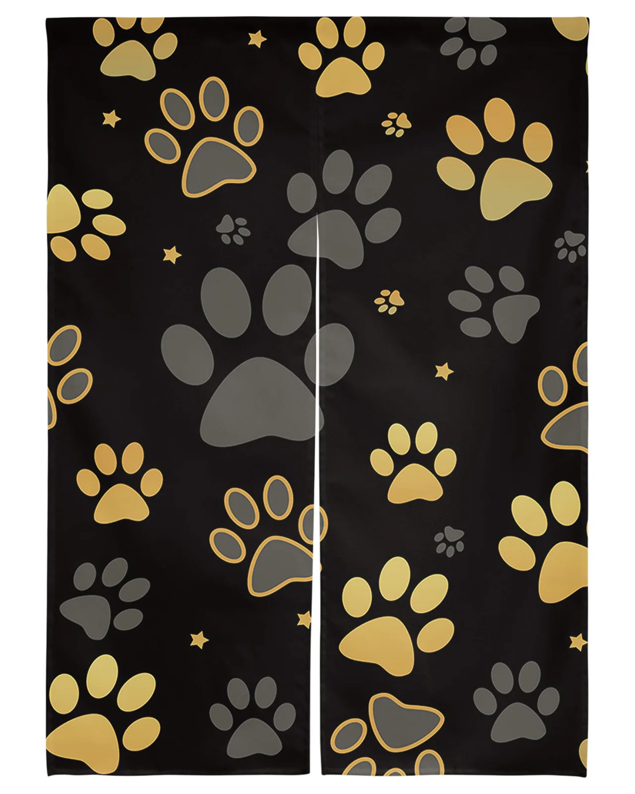 Yellow Dog Paw Print Door Curtain Japanese Partition Kitchen Decorative Drapes Entrance Hanging Half-curtain
Yellow Dog Paw Print Door Curtain Japanese Partition Kitchen Decorative Drapes Entrance Hanging Half-curtain