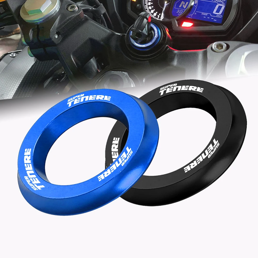 FOR YAMAHA XTZ750 XT1200 Z S SUPER TENERE motorcycle Ignition cover Key Switch Ring Decorative ring CNC Aluminum Accessories
FOR YAMAHA XTZ750 XT1200 Z S SUPER TENERE motorcycle Ignition cover Key Switch Ring Decorative ring CNC Aluminum Accessories