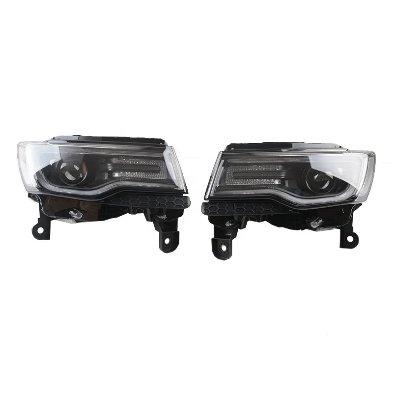 

maiker offroad auto lighting systems LED Halogen & Xenon Headlights for Jeep Grand Cherokee 14-16 car Headlamps head light lamp