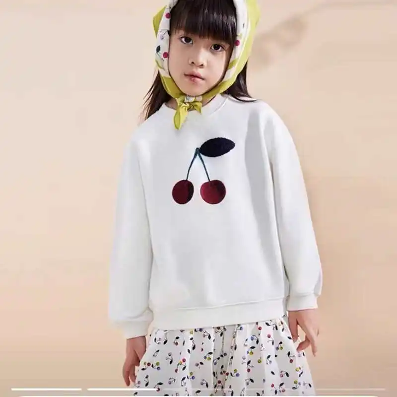 2023 BP толстовка с большим рисунком вишни для маленьких девочек, детская хлопковая бежевая верхняя одежда, толстовка с капюшоном для подростков, свитшоты
2023 BP толстовка с большим рисунком вишни для маленьких девочек, детская хлопковая бежевая верхняя одежда, толстовка с капюшоном для подростков, свитшоты