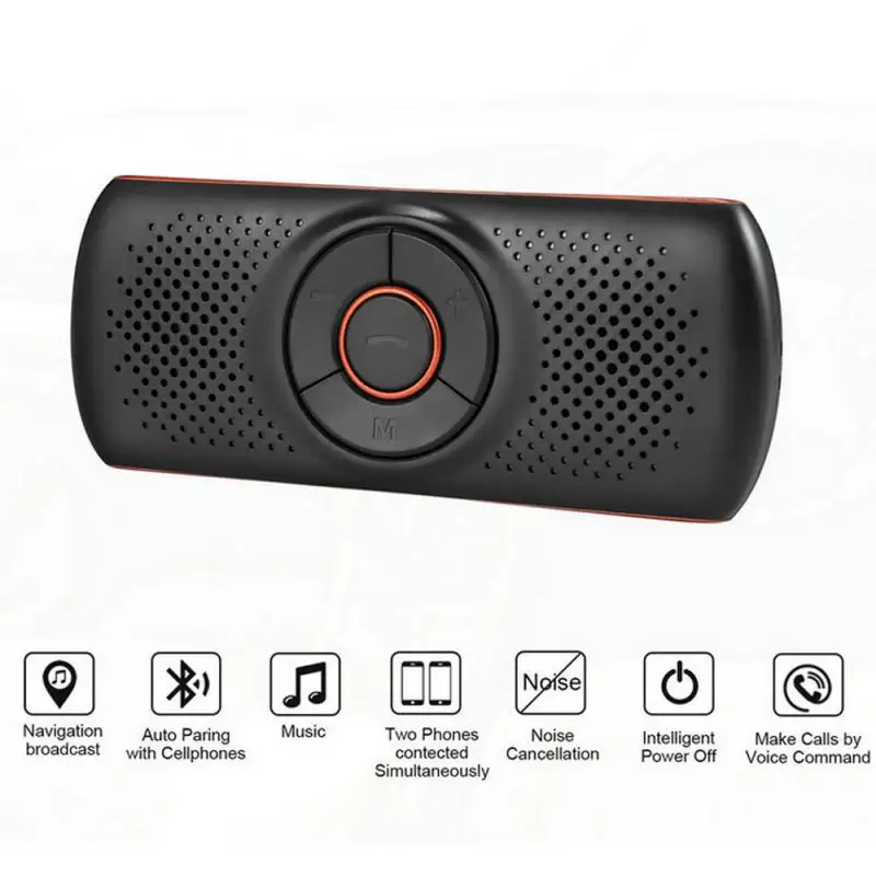 Wireless Bluetooth Car Kit Handsfree Speakerphone Sun Visor Speaker For Phone Auto Bluetooth Audio Receiver Accessories
Wireless Bluetooth Car Kit Handsfree Speakerphone Sun Visor Speaker For Phone Auto Bluetooth Audio Receiver Accessories