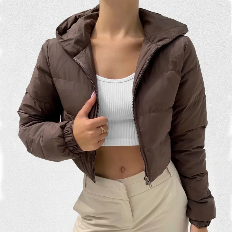 2022 Europe and the United States autumn and winter new women's Korean fashion casual short hooded jacket cotton jacket
2022 Europe and the United States autumn and winter new women's Korean fashion casual short hooded jacket cotton jacket