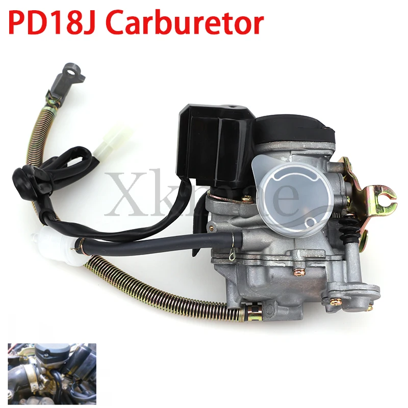 Карбюратор карбюратора PD18J 18 мм GY6 50cc, КАРБЮРАТОР карбюратора PD18J CVK CARB 139QMB 139QMA ATV QUADS GO-KART багги 
Карбюратор карбюратора PD18J 18 мм GY6 50cc, КАРБЮРАТОР карбюратора PD18J CVK CARB 139QMB 139QMA ATV QUADS GO-KART багги