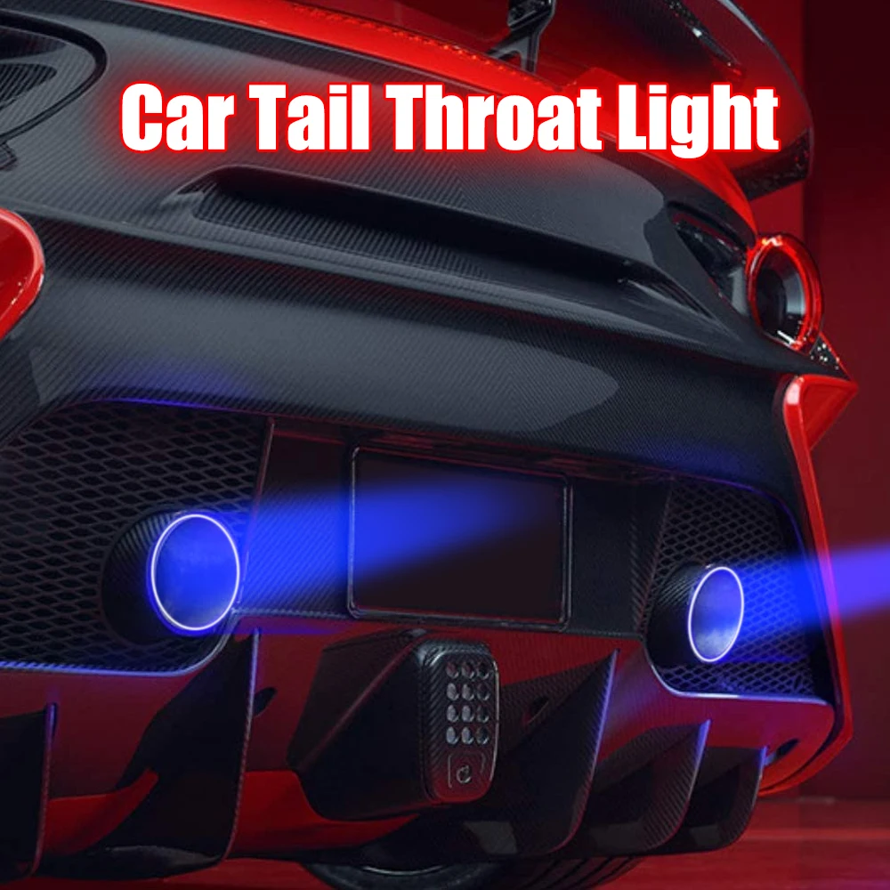 OKEEN 1pcs Car Tail Throat Lights Universal Auto Driving Decorative Lamps Carbon Fiber Exhaust Muffler Tip Pipe Car Modified 12V
OKEEN 1pcs Car Tail Throat Lights Universal Auto Driving Decorative Lamps Carbon Fiber Exhaust Muffler Tip Pipe Car Modified 12V