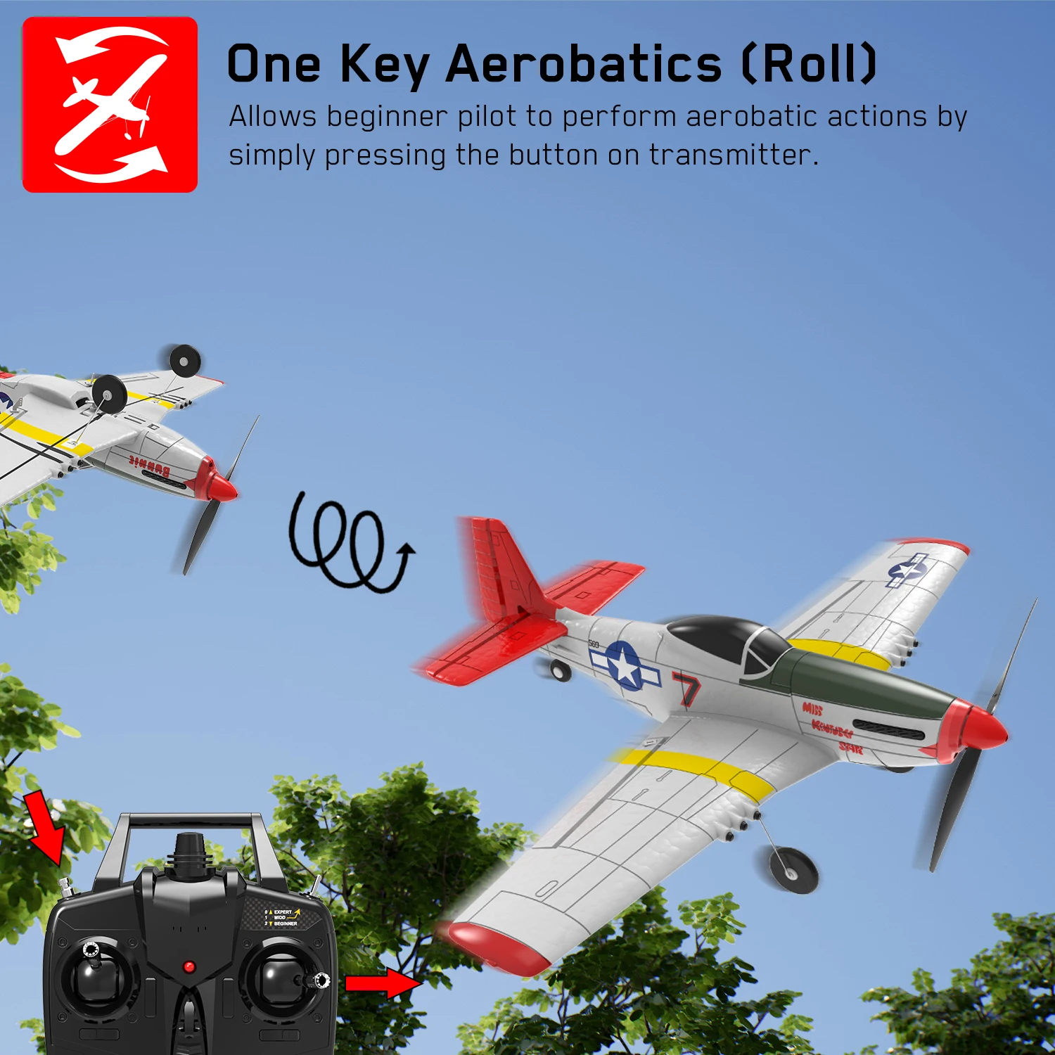 Remote Control Aircraft RC Plane 4 Channels Aerobatic Airplane Model Gift for Boyfriend Teenagers Adults Foam Plane
Remote Control Aircraft RC Plane 4 Channels Aerobatic Airplane Model Gift for Boyfriend Teenagers Adults Foam Plane