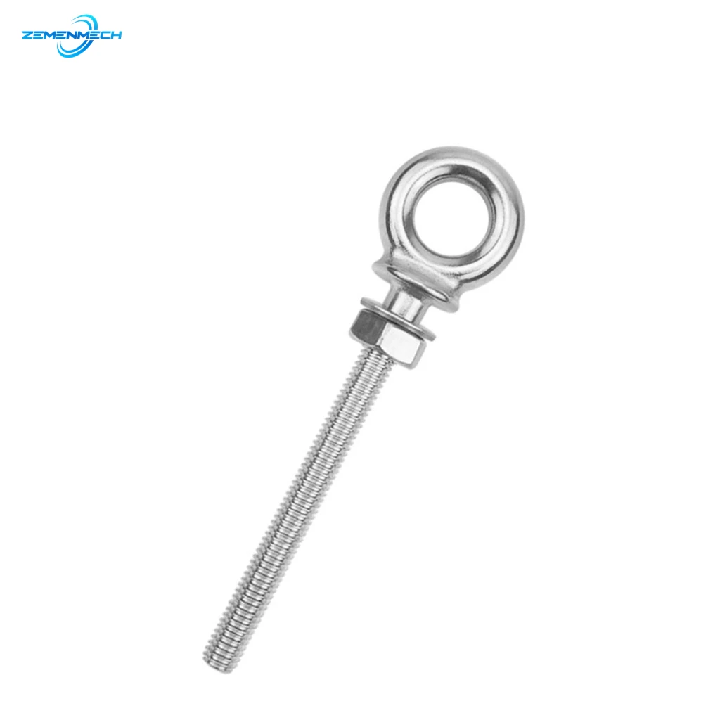 316 Stainless Steel M8*80mm Longer Lifting Eye Bolts Lift Eye Bolt Screws Ring Loop Hole for Cable Rope Marine Grade Hardware
316 Stainless Steel M8*80mm Longer Lifting Eye Bolts Lift Eye Bolt Screws Ring Loop Hole for Cable Rope Marine Grade Hardware
