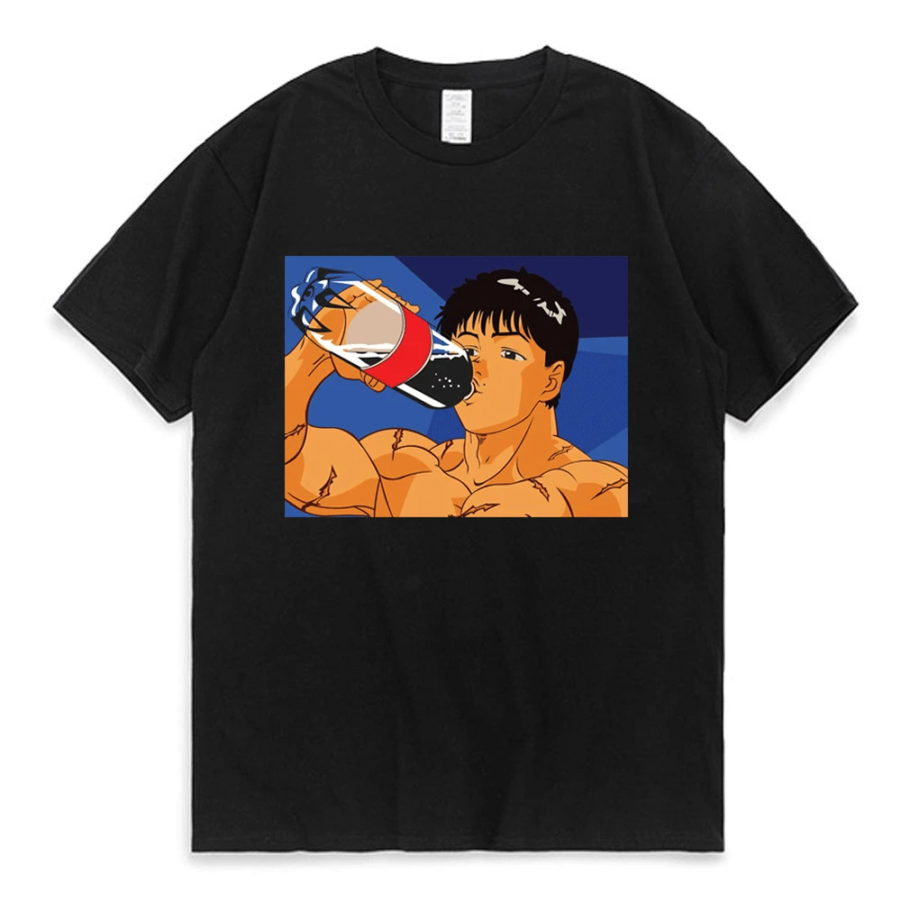 Футболка с принтом аниме Baki Hanma, Мужская футболка с коротким рукавом Grappler Yujiro, Женская Повседневная футболка из 100% хлопка, уличная одежда, Топ
Футболка с принтом аниме Baki Hanma, Мужская футболка с коротким рукавом Grappler Yujiro, Женская Повседневная футболка из 100% хлопка, уличная одежда, Топ