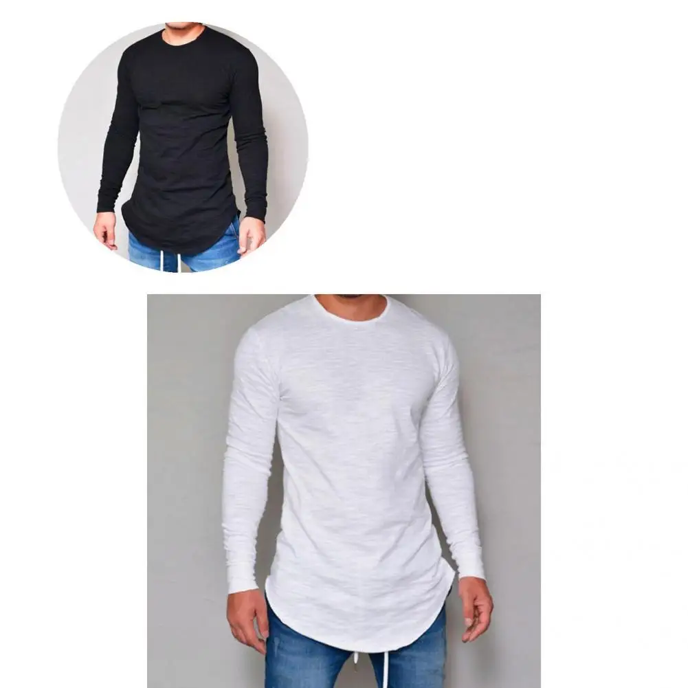 Bottoming Shirt O Neck Streetwear Thin Pure Color Crew Neck T-shirt Men T-shirt for Club
Bottoming Shirt O Neck Streetwear Thin Pure Color Crew Neck T-shirt Men T-shirt for Club