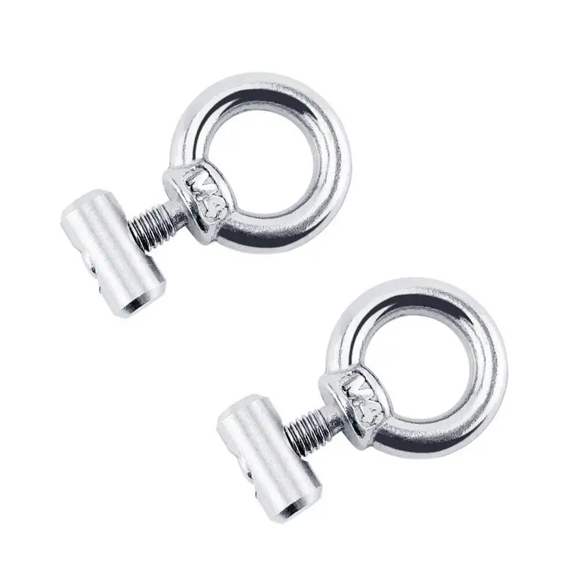 Lifting Eye Bolts 2pcs Stainless Steel Slide Ring Screw Nut Marine Grade Machinery Shoulder Eyebolts Small Eye Hook For RV Car
Lifting Eye Bolts 2pcs Stainless Steel Slide Ring Screw Nut Marine Grade Machinery Shoulder Eyebolts Small Eye Hook For RV Car