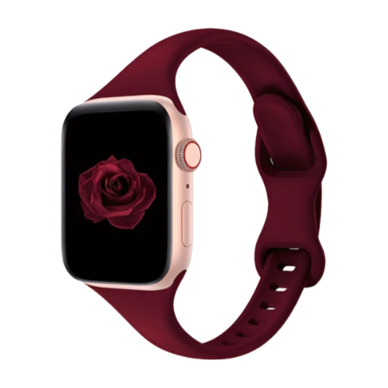 Bands Compatible with Apple Watch 38mm 40mm 41mm , Slim Narrow Silicone Sport Strap for iWatch Series Ultra 8/7/6/5/4/3/2/1 SE
Bands Compatible with Apple Watch 38mm 40mm 41mm , Slim Narrow Silicone Sport Strap for iWatch Series Ultra 8/7/6/5/4/3/2/1 SE