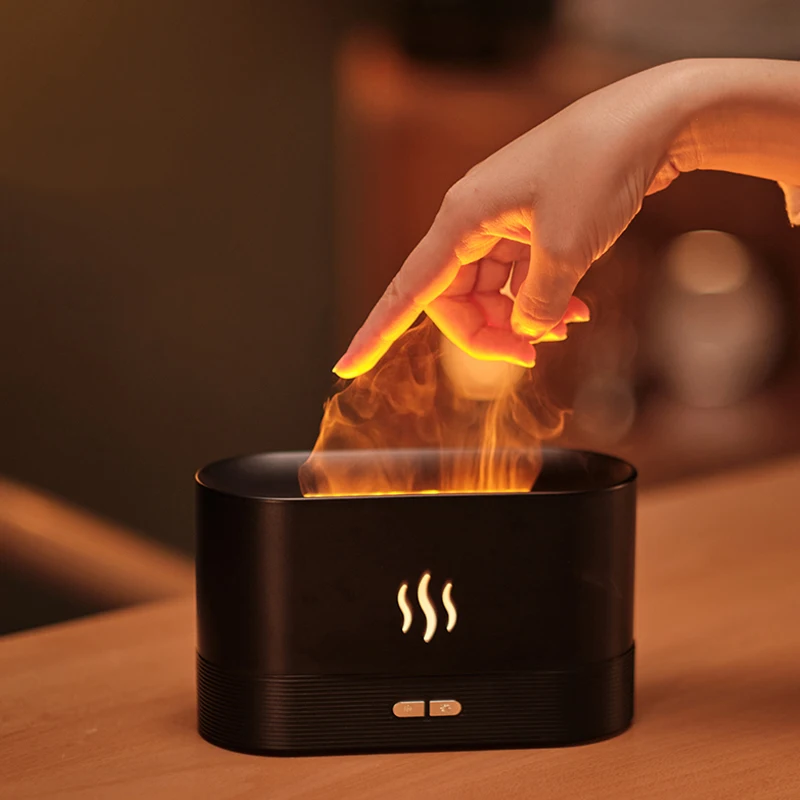 Creative USB Simulation Flame Night Light with 180ML Water Tank Humidifier for Living Room Home Office Led Atmosphere Desk Lamp
Creative USB Simulation Flame Night Light with 180ML Water Tank Humidifier for Living Room Home Office Led Atmosphere Desk Lamp