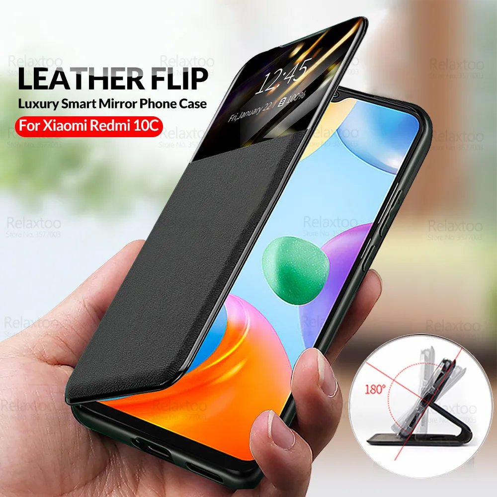 Зеркальный кожаный чехол-книжка для Xiaomi Redmi 10C, Redmi10C, Radmi Redme 10C, 10 C, C10, 6,67 дюйма
Зеркальный кожаный чехол-книжка для Xiaomi Redmi 10C, Redmi10C, Radmi Redme 10C, 10 C, C10, 6,67 дюйма