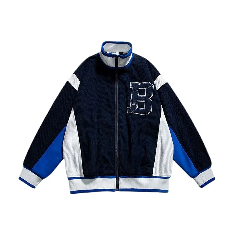 Fashion Men's Jacket Letter Color Contrast Patchwork Vintage Varsity Baseball Spring Autumn Coats Unisex Streetwear Men Clothing
Fashion Men's Jacket Letter Color Contrast Patchwork Vintage Varsity Baseball Spring Autumn Coats Unisex Streetwear Men Clothing