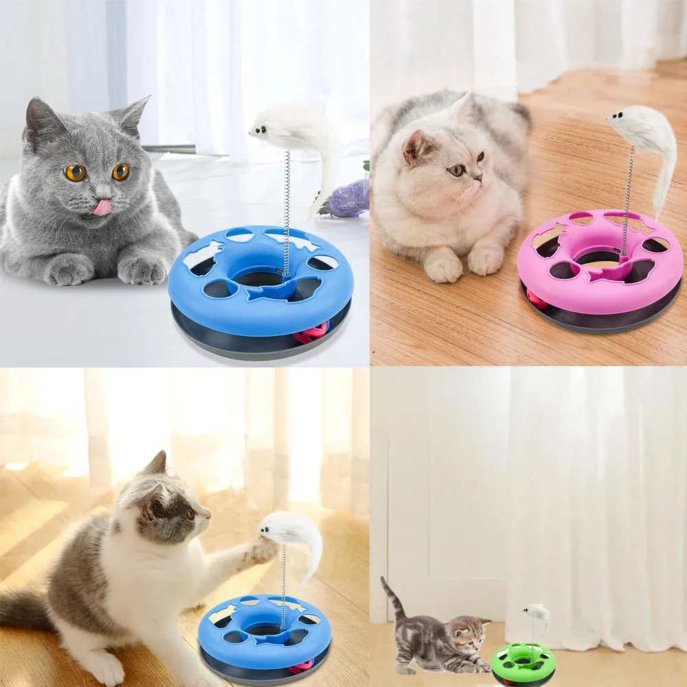 Cats Fun Plate Round Roller Tracks Ball Interactive Cat Toy Exercise Teaser Mouse Training Spring Color Matching Pet Supplies
Cats Fun Plate Round Roller Tracks Ball Interactive Cat Toy Exercise Teaser Mouse Training Spring Color Matching Pet Supplies