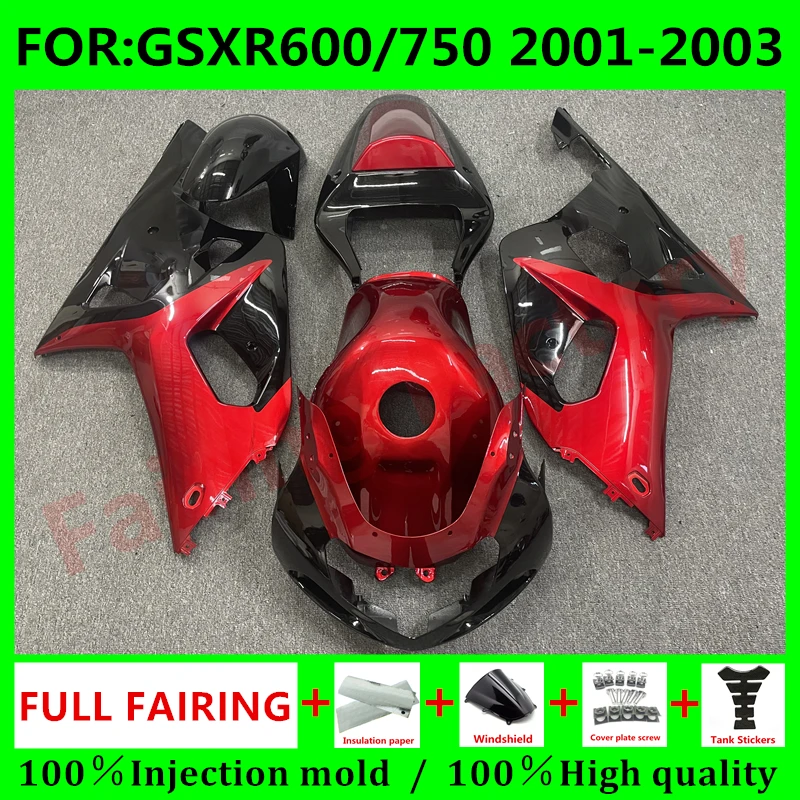 Новый комплект обтекателей для мотоцикла ABS Подходит для GSXR600 750 01 02 03 GSXR 600 GSX-R750 K1 2003 2001 2002 комплект обтекателей черный красный
Новый комплект обтекателей для мотоцикла ABS Подходит для GSXR600 750 01 02 03 GSXR 600 GSX-R750 K1 2003 2001 2002 комплект обтекателей черный красный