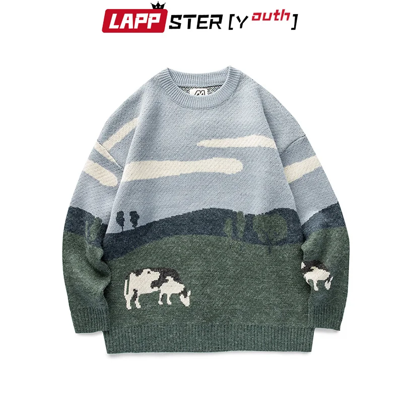 -Yout Men Cows Vintae Winter Sweaters 2023 Pullover Mens O-Neck Fasions Sweater Women Casual arajuku Clotes
-Yout Men Cows Vintae Winter Sweaters 2023 Pullover Mens O-Neck Fasions Sweater Women Casual arajuku Clotes