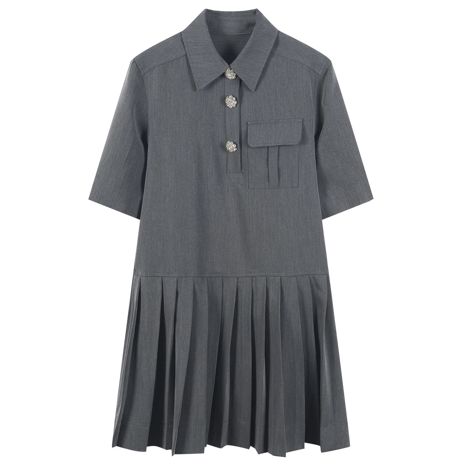 2022 Spring Summer Women Dress Turn Down Collar Korean Design Skirt Mini Dress High Street
2022 Spring Summer Women Dress Turn Down Collar Korean Design Skirt Mini Dress High Street