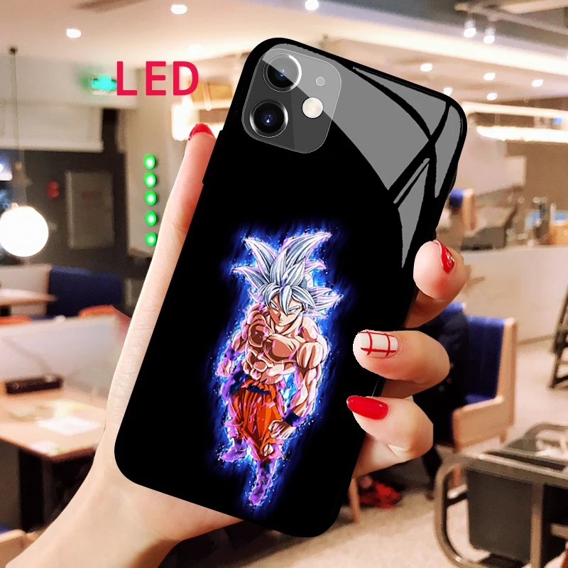 DRAGON BALL Luminous Tempered Glass phone case For Apple iphone 12 11 Pro Max XS mini Fall Protection RGB Backlight New cover
DRAGON BALL Luminous Tempered Glass phone case For Apple iphone 12 11 Pro Max XS mini Fall Protection RGB Backlight New cover