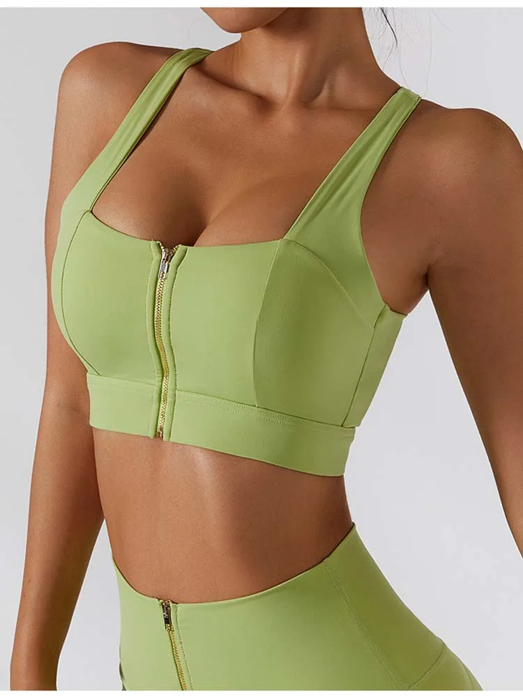 Front Zipper Yoga Bra Sports Women Bra Sexy Underwear Running Fitness Brassiere Shockproof Top Breathable Elastic Bralette Top
Front Zipper Yoga Bra Sports Women Bra Sexy Underwear Running Fitness Brassiere Shockproof Top Breathable Elastic Bralette Top
